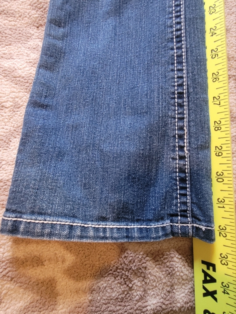 Love Nation Women's Medium Blue Bootcut Jeans with Contrast Stitching - Picture 8 of 8